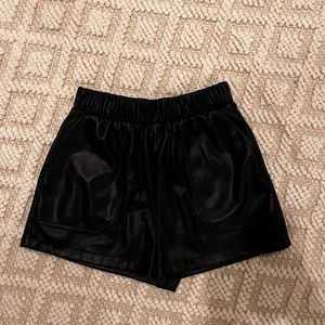 BB DAKOTA by Steve Madden leather shorts